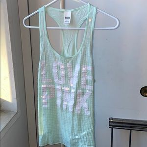 Like new Victoria’s Secret Pink Sequin Tank Top S